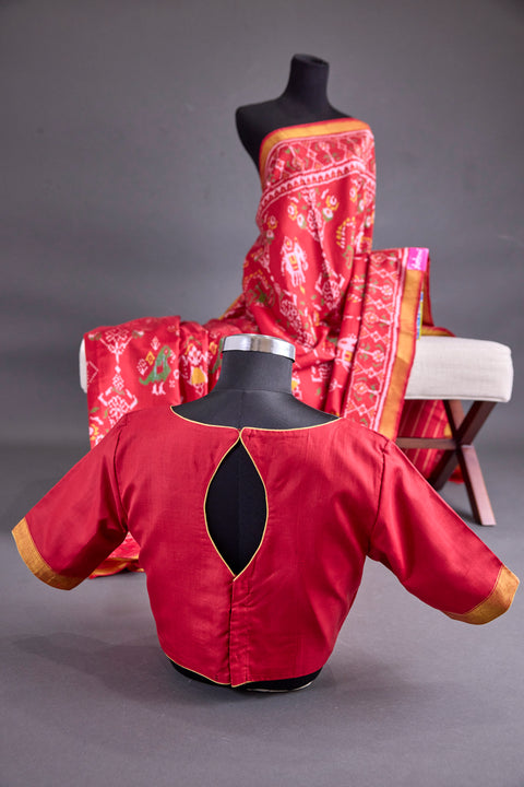 Red Patan Patola Saree