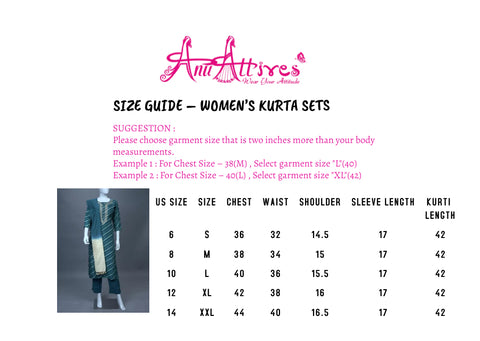 Peacock Blue Kurta, Pants and Dupatta set