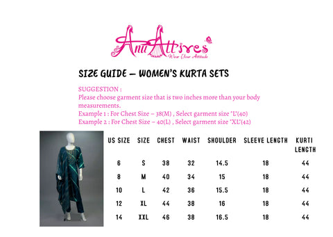 Peacock Blue Kurta, Pants and Dupatta set