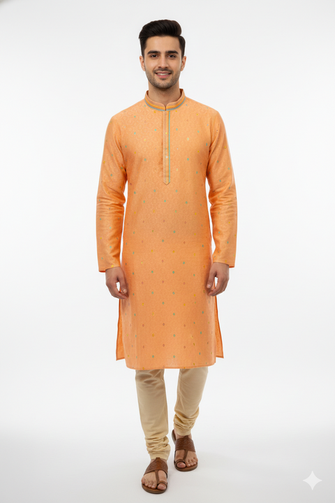 Orange Kurta set