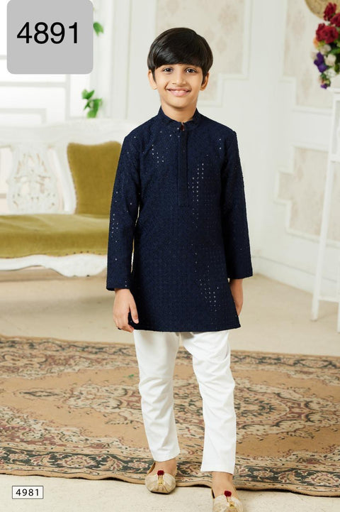 Blue boys Kurta Set