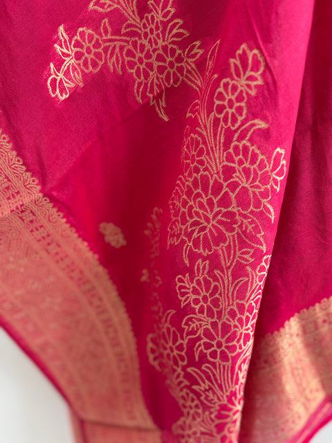 Green Kurta, Pants and Dupatta Set