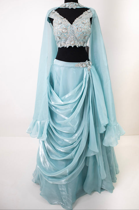 Light blue Lehenga 