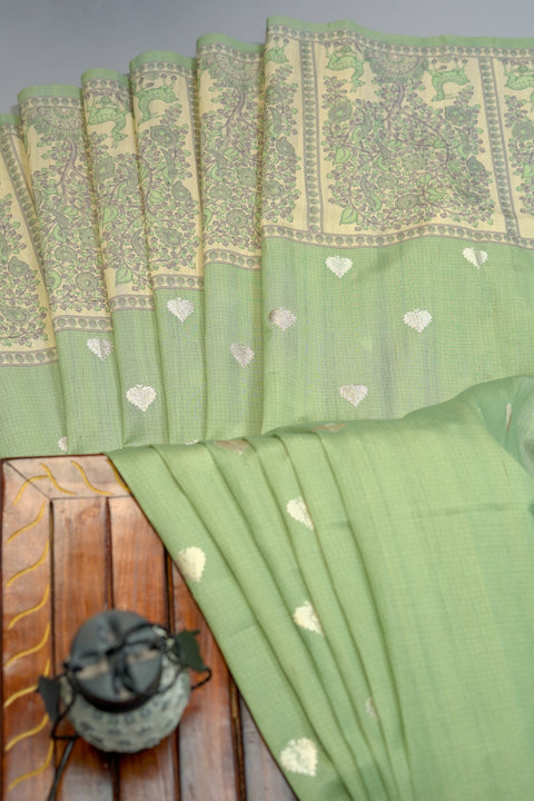 Mint Semi Tussar Sare