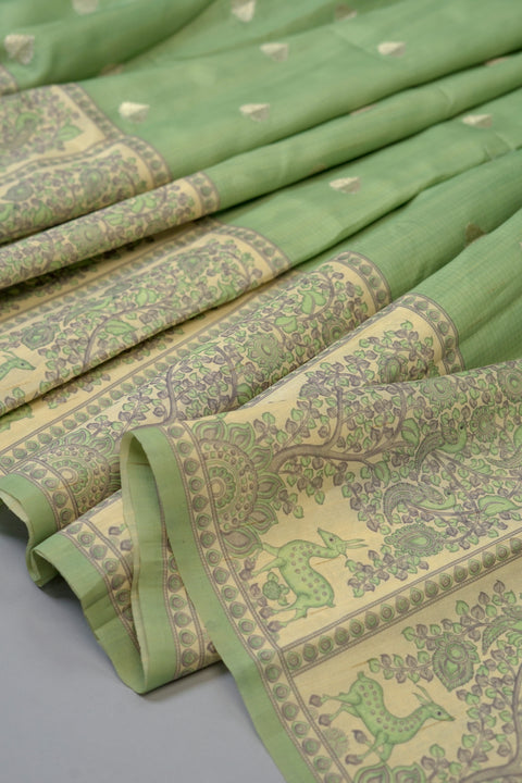 Mint Semi Tussar Sare