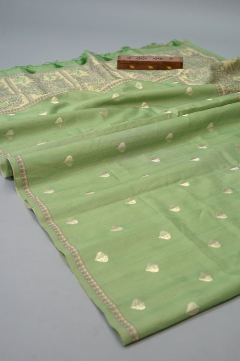 Mint Semi Tussar Sare