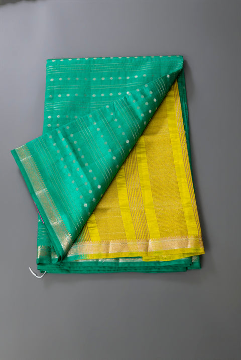Green Tussar Gift Saree