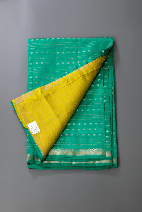 Green Tussar Gift Saree