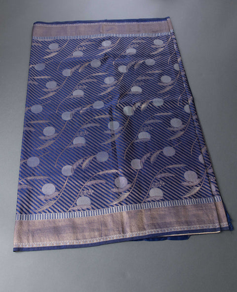 Blue Semi Silk Saree