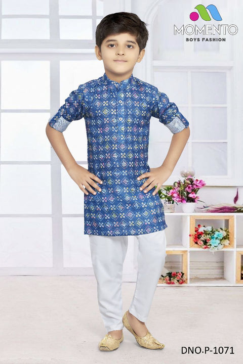 Blue boys Kurta Set