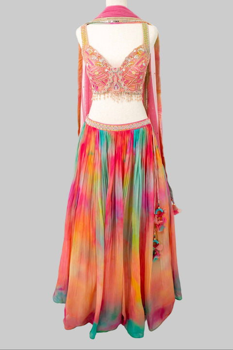 Colorful traditional outfit
