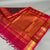 Gadwal Saree- Maroon and Deep Red  W/ Gold Zari (Attached Blouse Material)