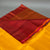Gadwal Saree- mustard and Maroon W/ Gold Zari (Attached Blouse Material)