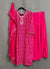 Rani Pink w/ Palazzo style pant, Kurta & Dupatta set