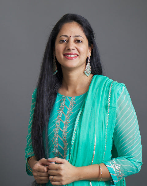 Blue Kurta, Pant and Dupatta set