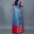Blue and Pink Patola print Pure Silk Traditional Gown