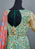 Lemon Green kalamkari Pure cotton Traditional Gown