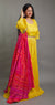 Yellow Gown With Bandhini