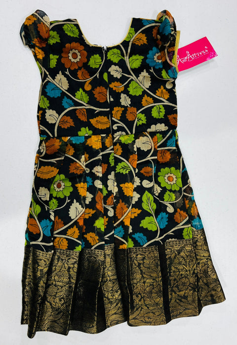 Black floral  Kids-dress