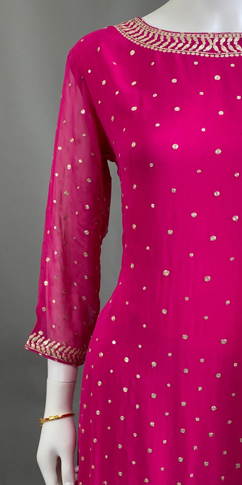 Pink Kurta, Pant and Dupatta set