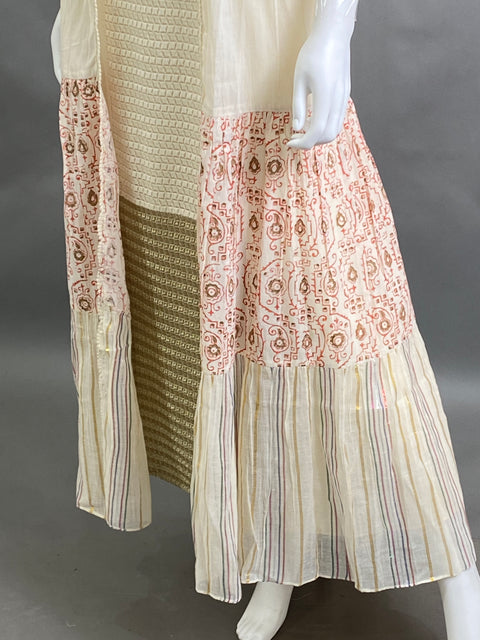 Off-White A-Line Kurti