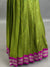 Green Purple Banaras Gown