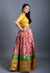 Crop Top and Floral Lehenga With Traditional Borders