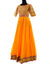 Mustard Pure Silk Traditional Gown