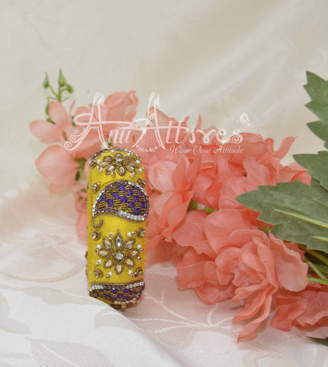 Maggam Work Bangles [Hand Crafted For Festive Look]