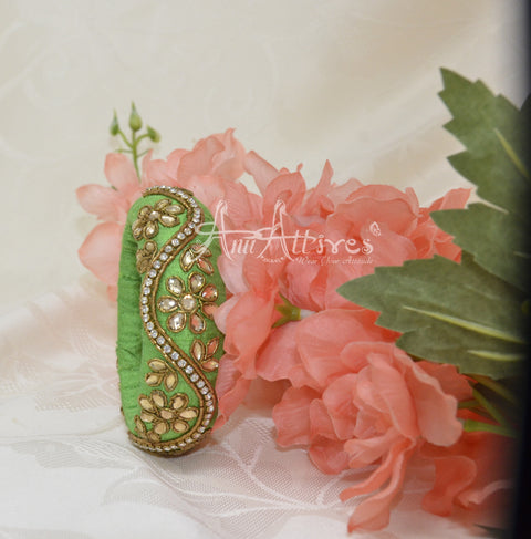 Maggam Work Bangles [Hand Crafted For Festive Look]